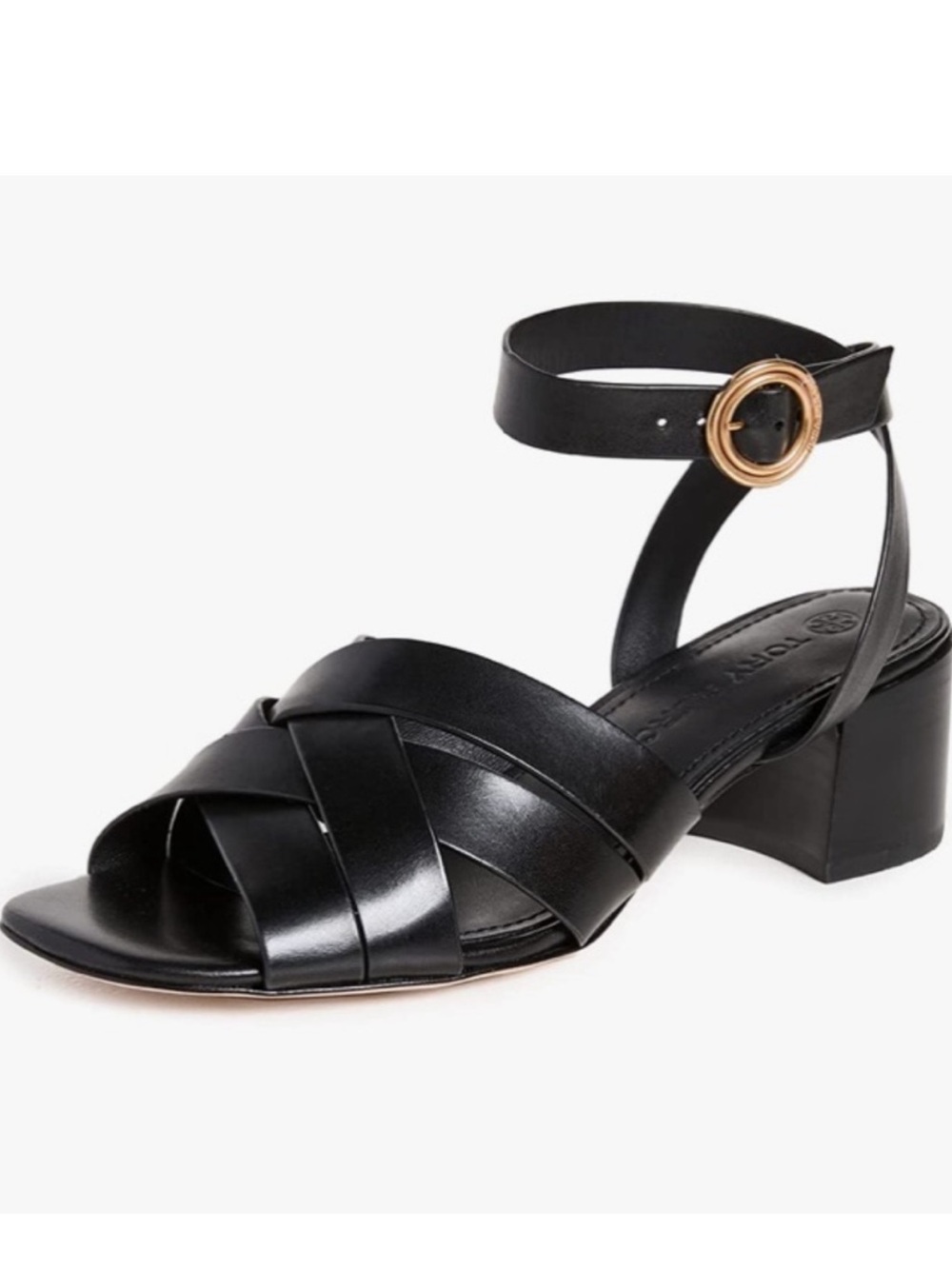 Tory Burch Perfect Black City Heel Sandal